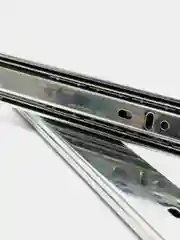 Серый металлик направляющая шариковая полного выдвижения 350*35, 350*42, 450*35