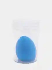 Лазурный косметический спонж для макияжа в контейнере
