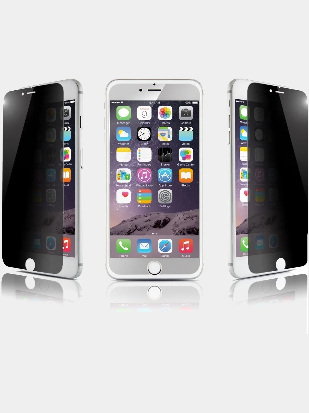 Стекло защитное для iPhone 6/6S, Antispy, 0,33 мм