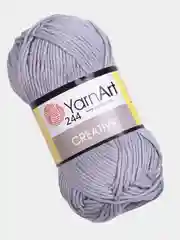 Серый пряжа YarnArt Creative, 50 г, 85 м, 100% хлопок