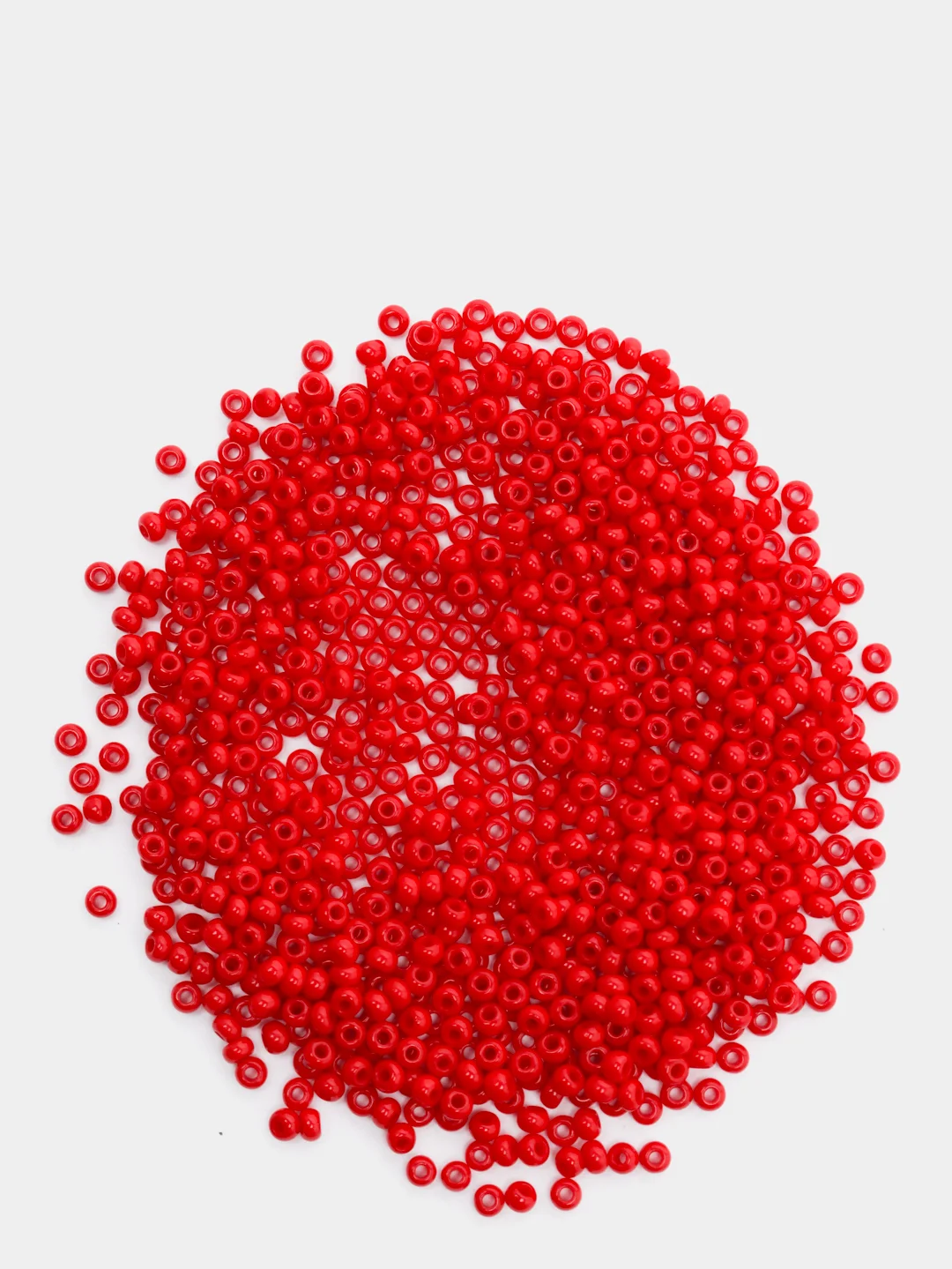 Багровый чешский бисер Preciosa 10/0, Natural opaque (10, 50 грамм)
