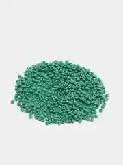 Зеленый чешский бисер Preciosa 10/0, Natural opaque (10, 50 грамм)