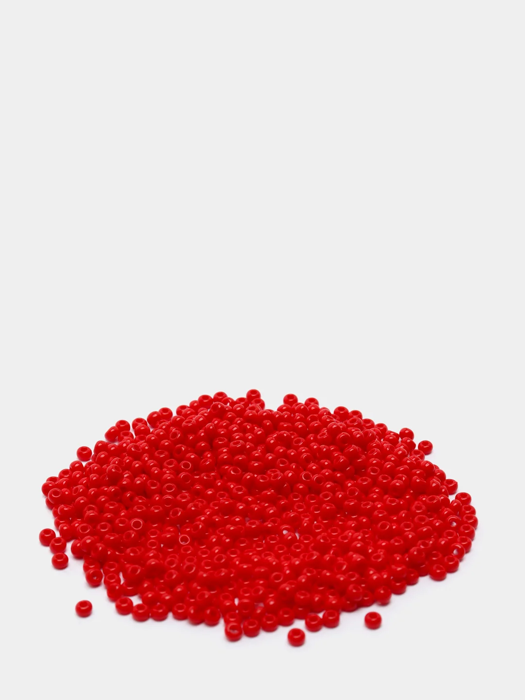 Красный чешский бисер Preciosa 10/0, Natural opaque (10, 50 грамм)