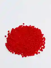 Красный чешский бисер Preciosa 10/0, Natural opaque (10, 50 грамм)