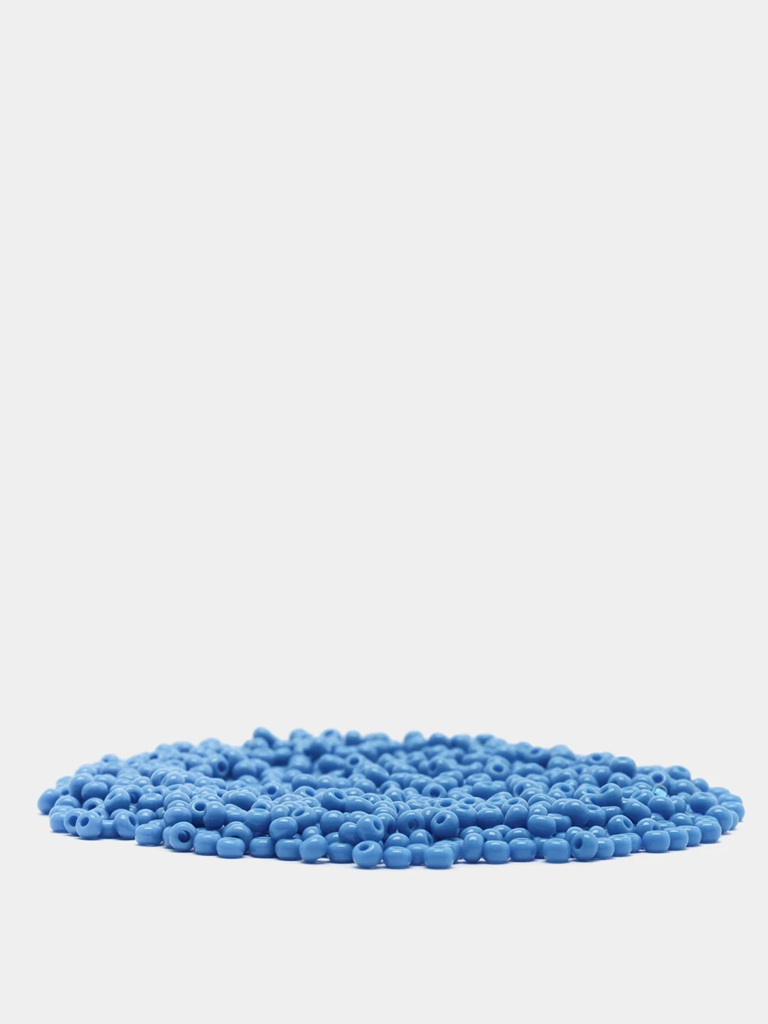 Лазурный чешский бисер Preciosa 10/0, Natural opaque (10, 50 грамм)