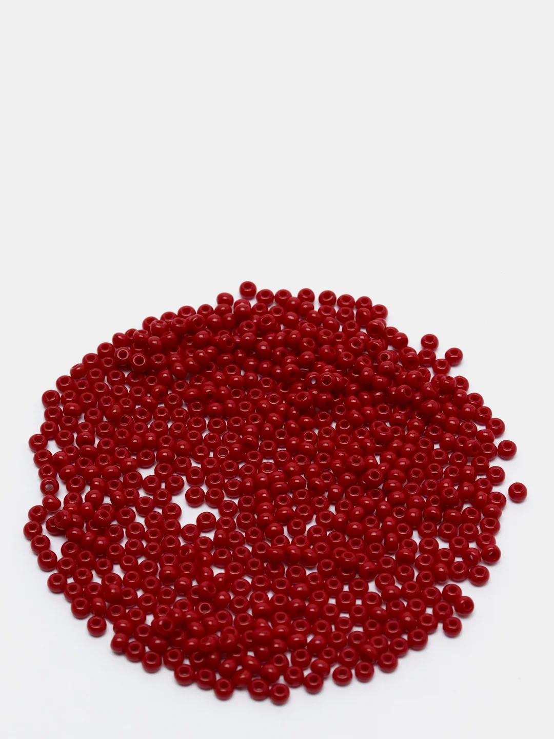Тёмно-бордовый чешский бисер Preciosa 10/0, Natural opaque (10, 50 грамм)