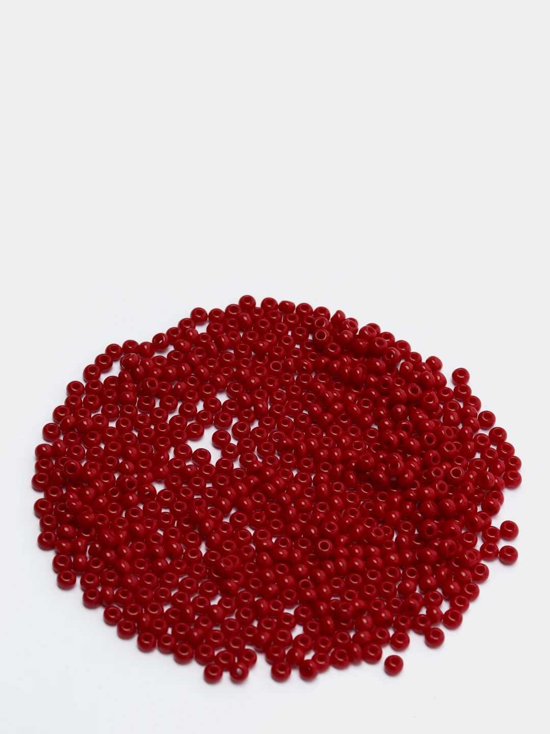 Тёмно-бордовый чешский бисер Preciosa 10/0, Natural opaque (10, 50 грамм)