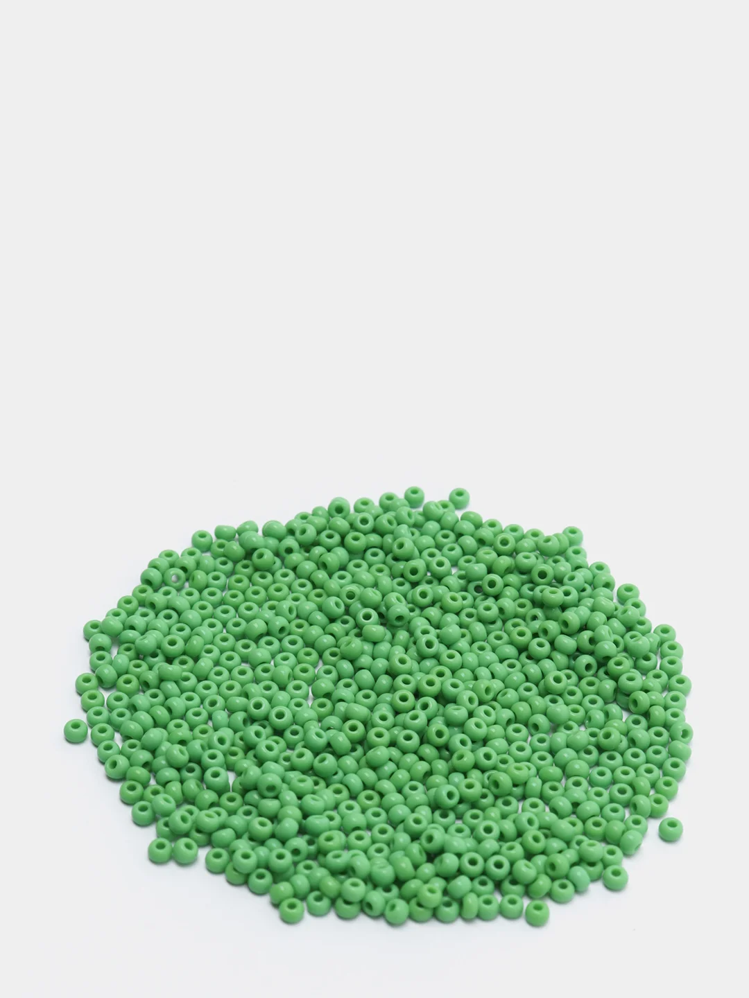 Лайм чешский бисер Preciosa 10/0, Natural opaque (10, 50 грамм)