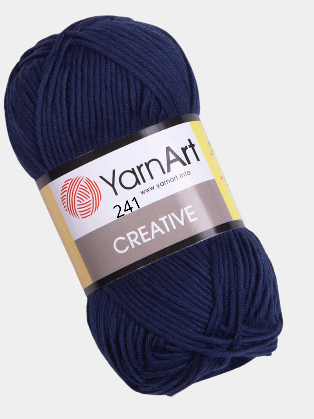 Темно-синий пряжа YarnArt Creative, 50 г, 85 м, 100% хлопок