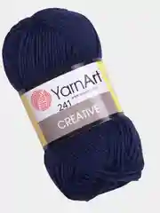 Темно-синий пряжа YarnArt Creative, 50 г, 85 м, 100% хлопок