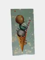 Бирюзовый конверт для денег новогодний