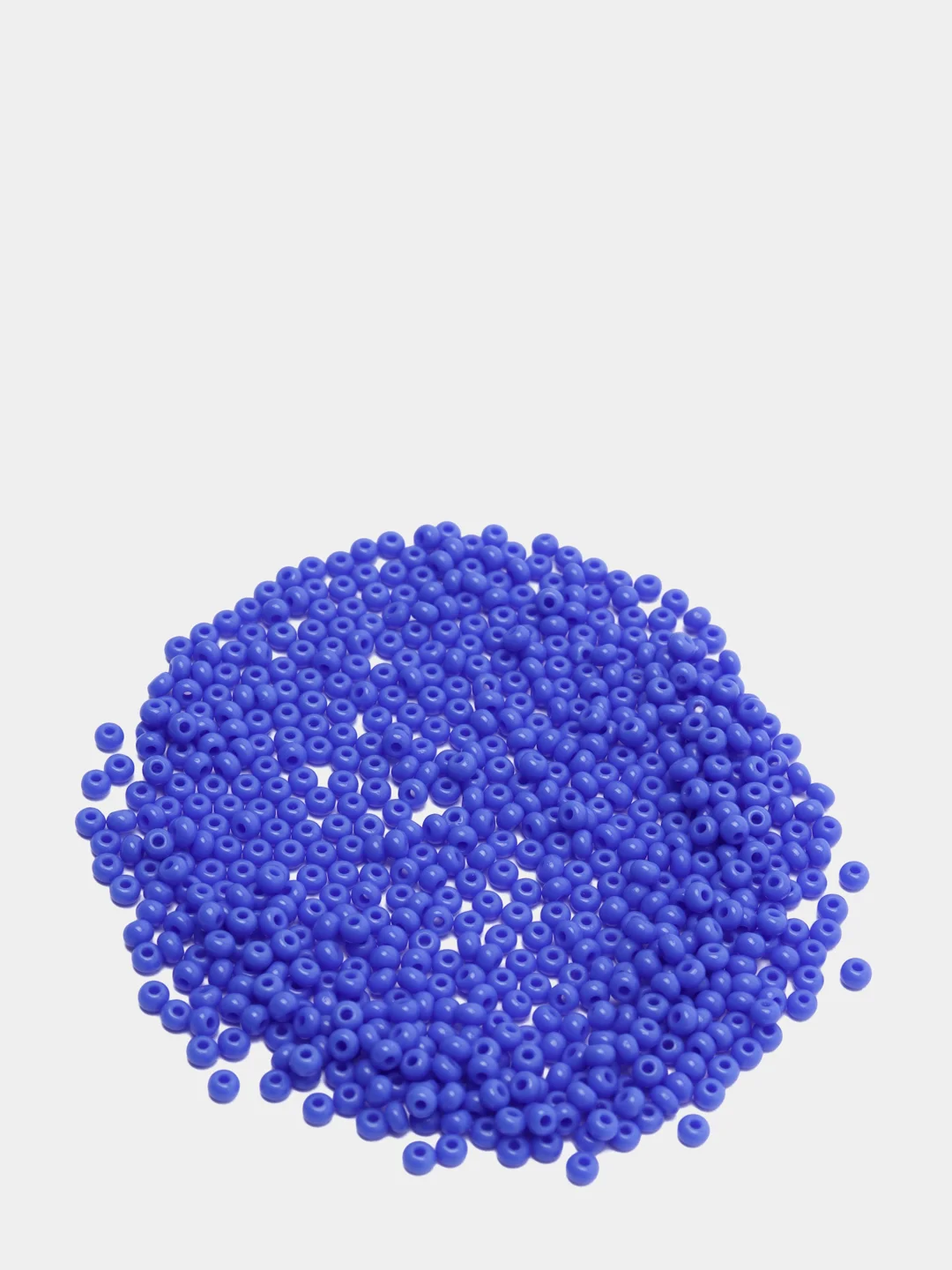 Светло-синий чешский бисер Preciosa 10/0, Natural opaque (10, 50 грамм)