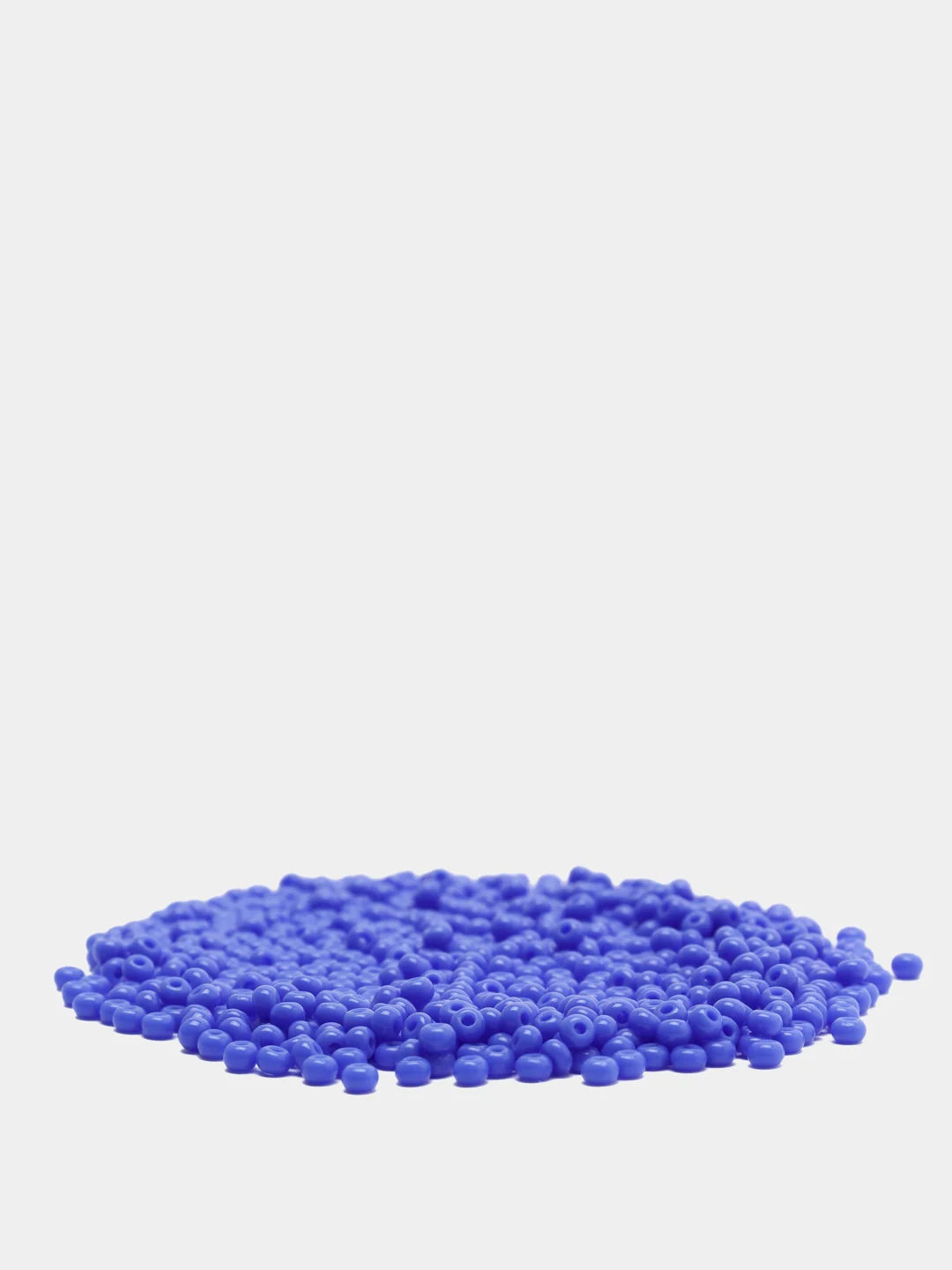 Светло-синий чешский бисер Preciosa 10/0, Natural opaque (10, 50 грамм)