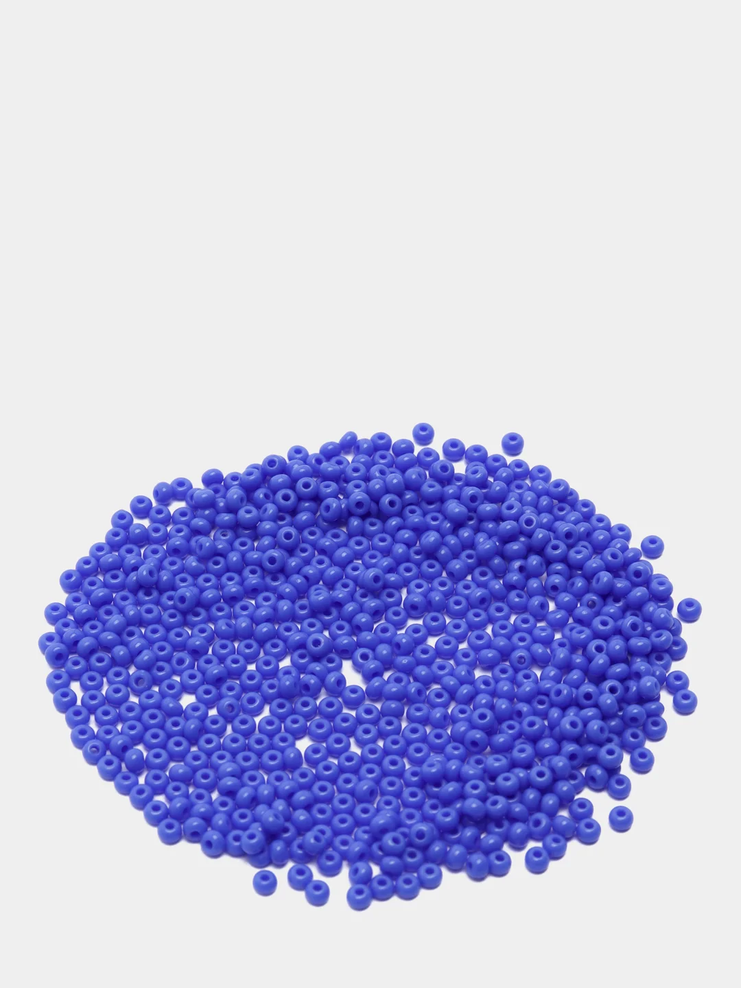 Светло-синий чешский бисер Preciosa 10/0, Natural opaque (10, 50 грамм)