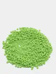 Салатовый чешский бисер Preciosa 10/0, Natural opaque (10, 50 грамм)