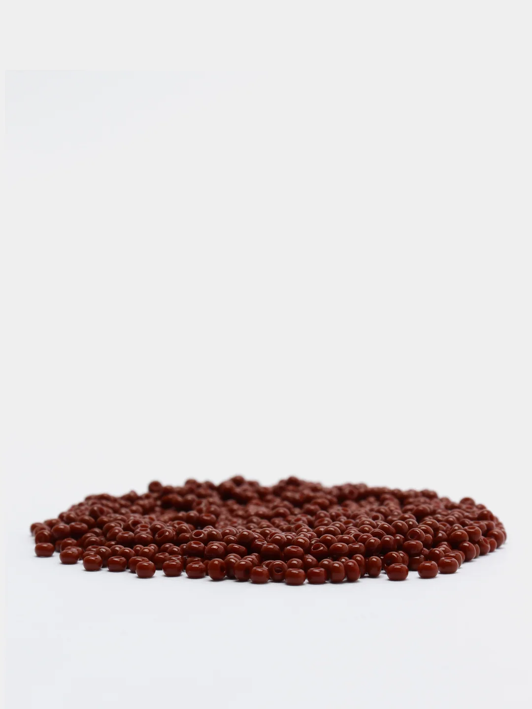 Коричневый чешский бисер Preciosa 10/0, Natural opaque (10, 50 грамм)