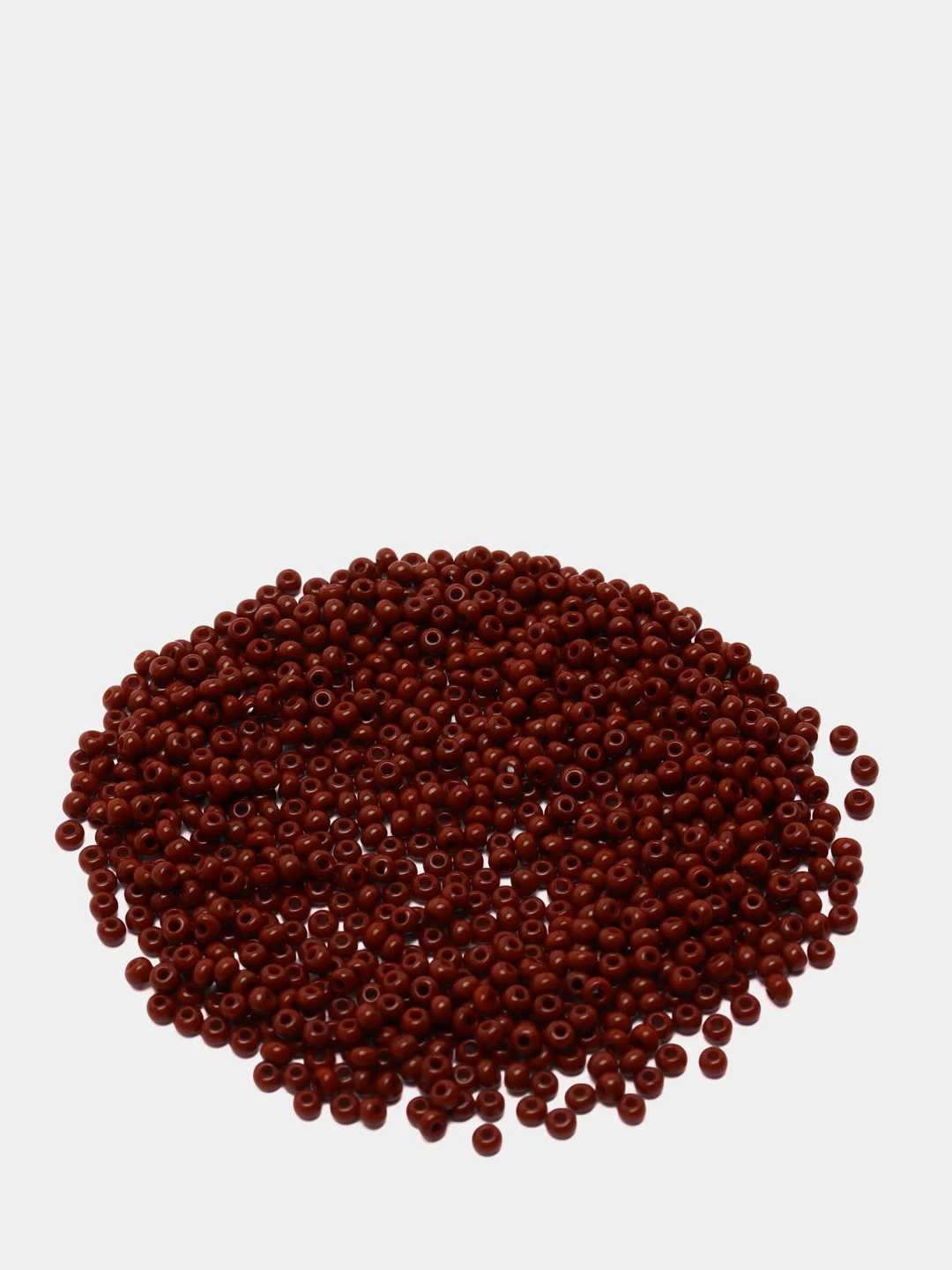 Коричневый чешский бисер Preciosa 10/0, Natural opaque (10, 50 грамм)