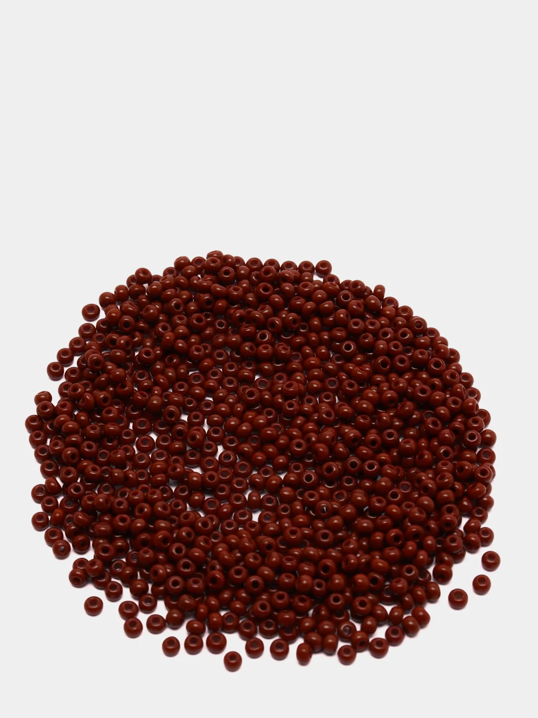 Коричневый чешский бисер Preciosa 10/0, Natural opaque (10, 50 грамм)