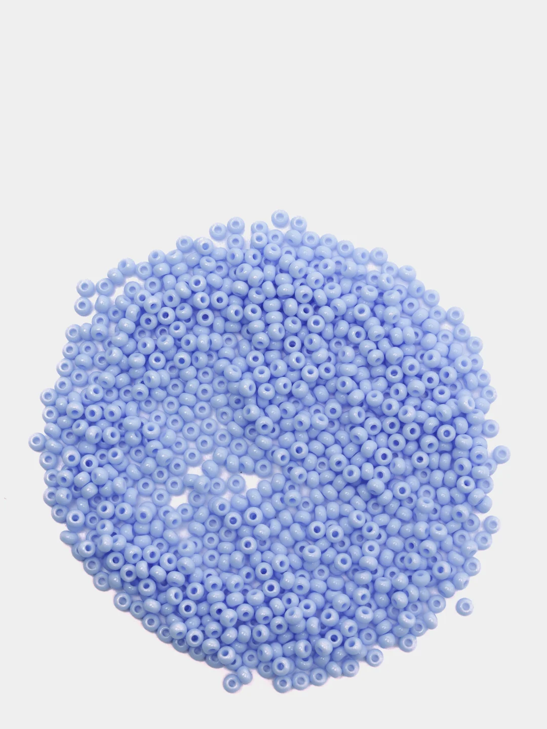 Ледяной чешский бисер Preciosa 10/0, Natural opaque (10, 50 грамм)