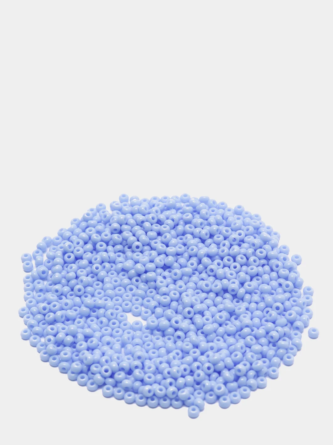Ледяной чешский бисер Preciosa 10/0, Natural opaque (10, 50 грамм)