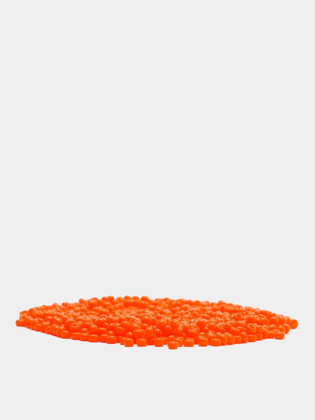 Оранжевый чешский бисер Preciosa 10/0, Natural opaque (10, 50 грамм)