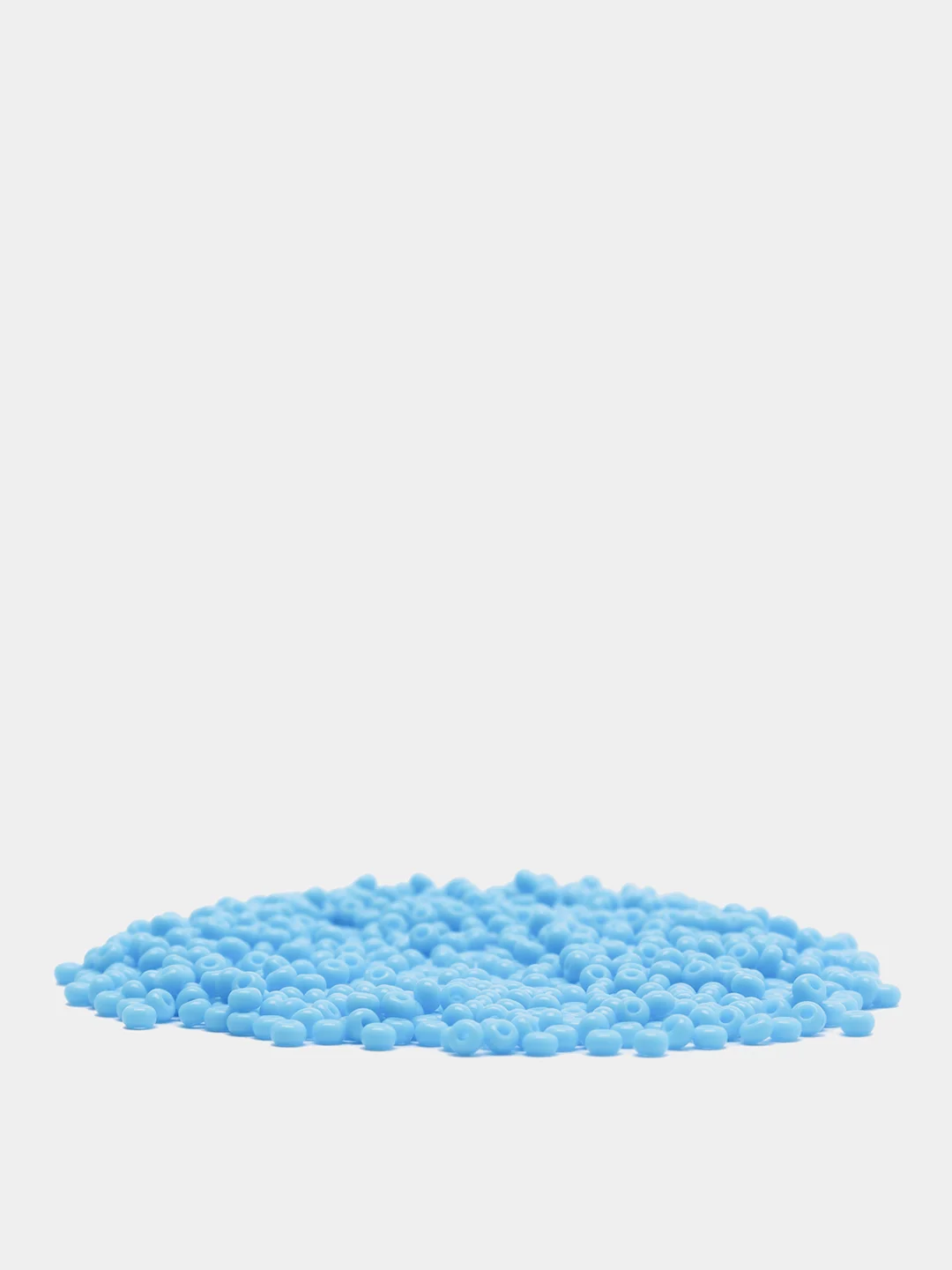 Голубой чешский бисер Preciosa 10/0, Natural opaque (10, 50 грамм)