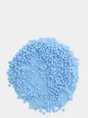 Голубой чешский бисер Preciosa 10/0, Natural opaque (10, 50 грамм)