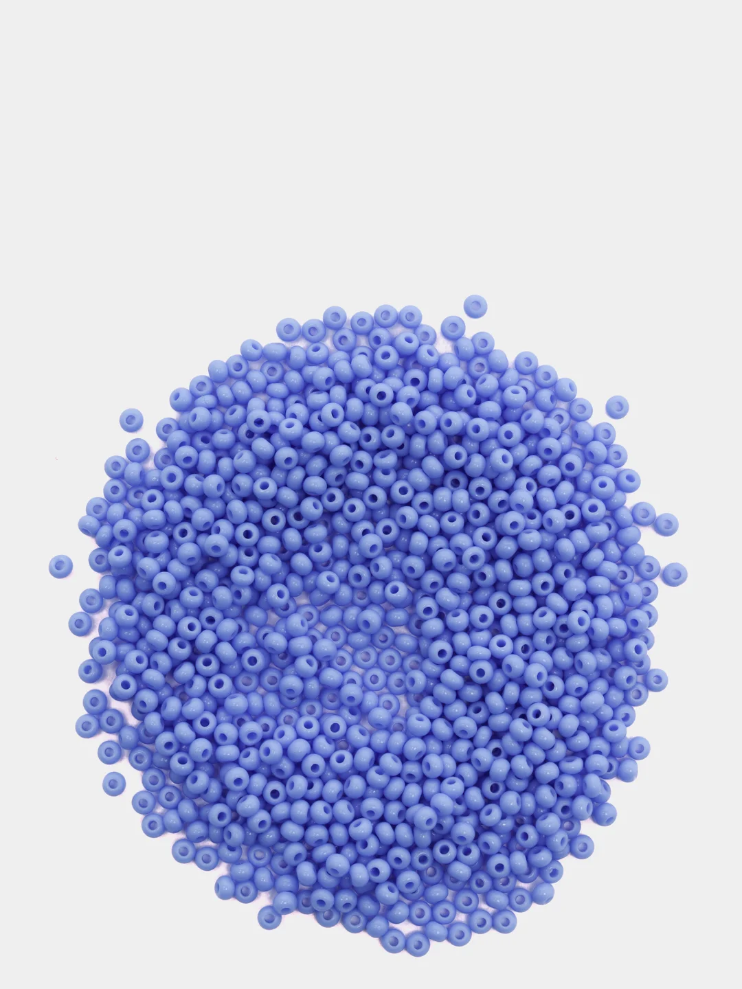 Небесно-голубой чешский бисер Preciosa 10/0, Natural opaque (10, 50 грамм)