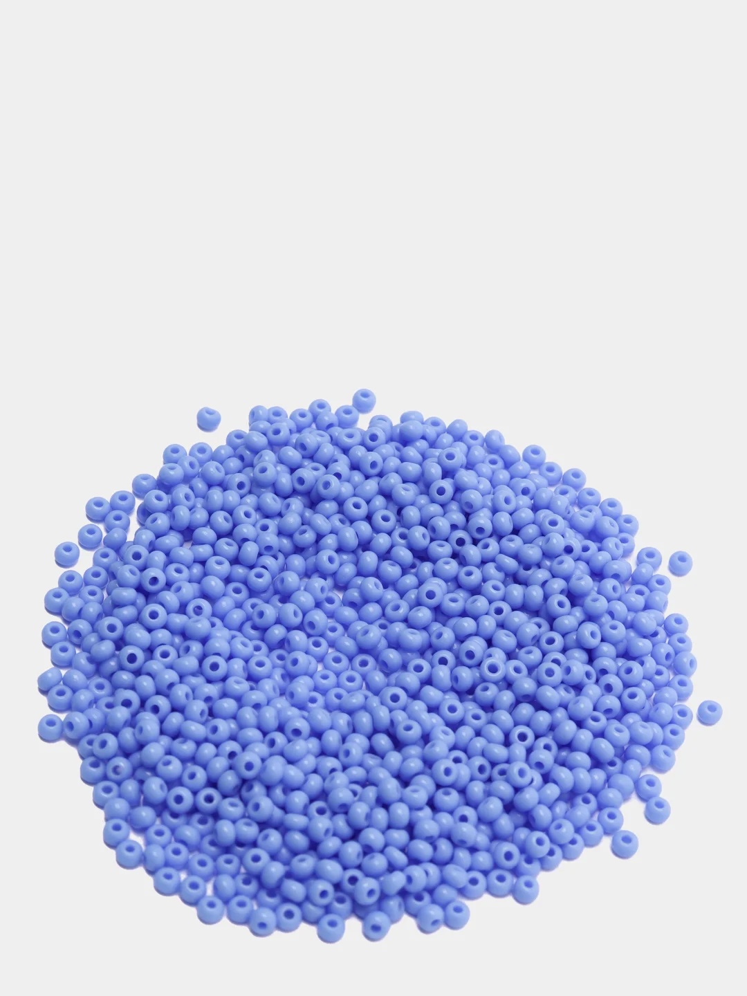 Небесно-голубой чешский бисер Preciosa 10/0, Natural opaque (10, 50 грамм)