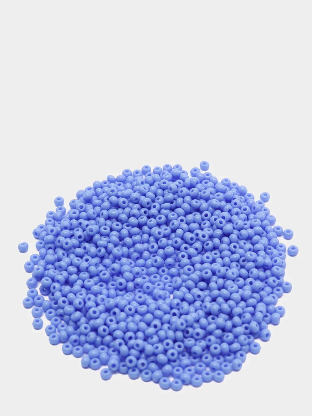 Небесно-голубой чешский бисер Preciosa 10/0, Natural opaque (10, 50 грамм)