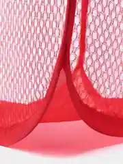 Красный складная корзина для хранения вещей / Корзина для игрушек / Складная сетка