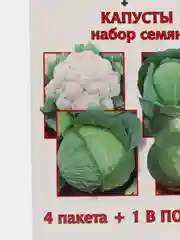 Набор семян "Капуста" (4+1)