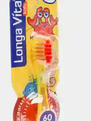 Детская зубная щётка Longa Vita Забавные зверята, мигающий таймер, с присоской