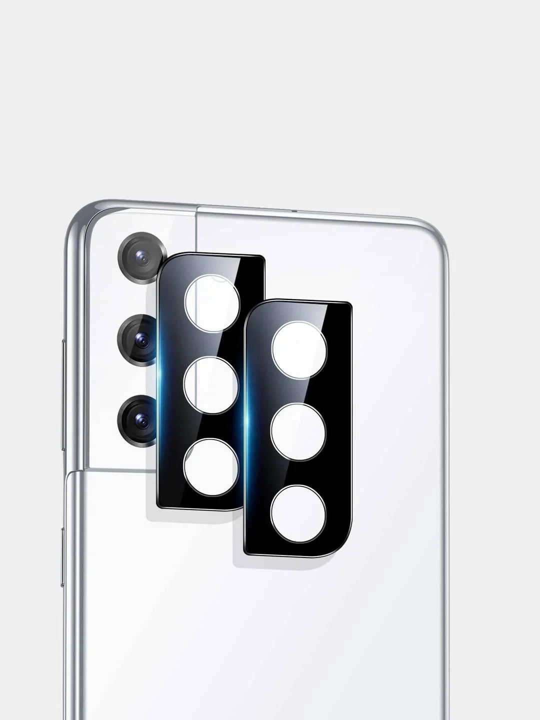 Защитное стекло на камеры S20 Ultra, S20+, Note 20 Ultra S21, A32, A22, Note 10Pro и другие