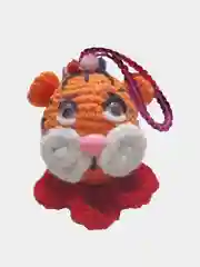 Оранжевый вязаные  игрушки Тигренок