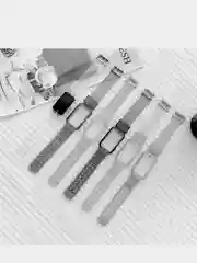 Силиконовый прозрачный ремешок для Huawei Band 6 / Honor Band 6