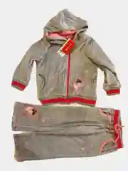 Серый меланж костюм для девочки