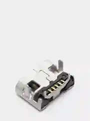 5 штук Гнездо micro-USB 5конт smd (нижнее крепление, 4 крепежа в плату)
