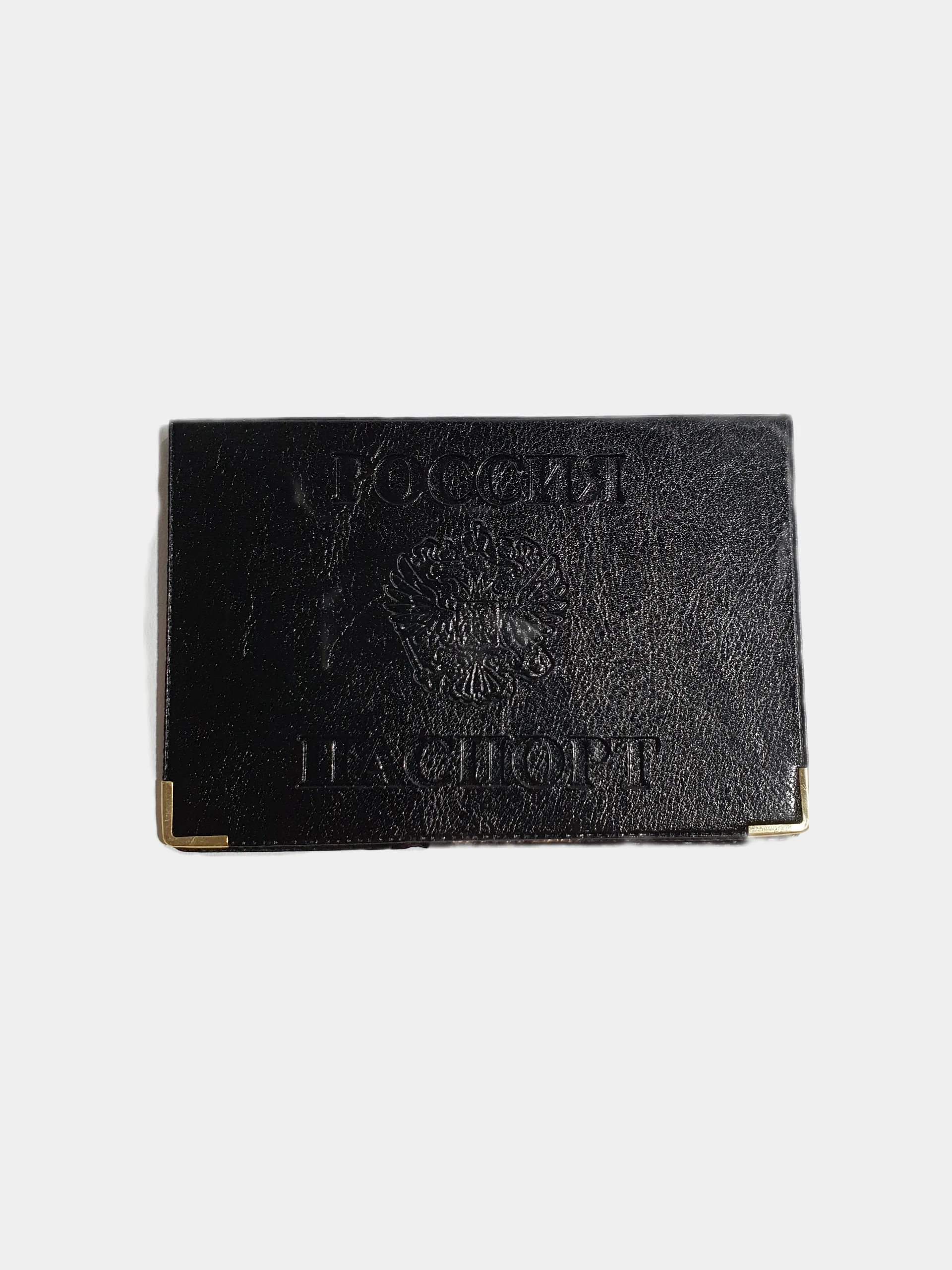 Черный обложки на паспорт