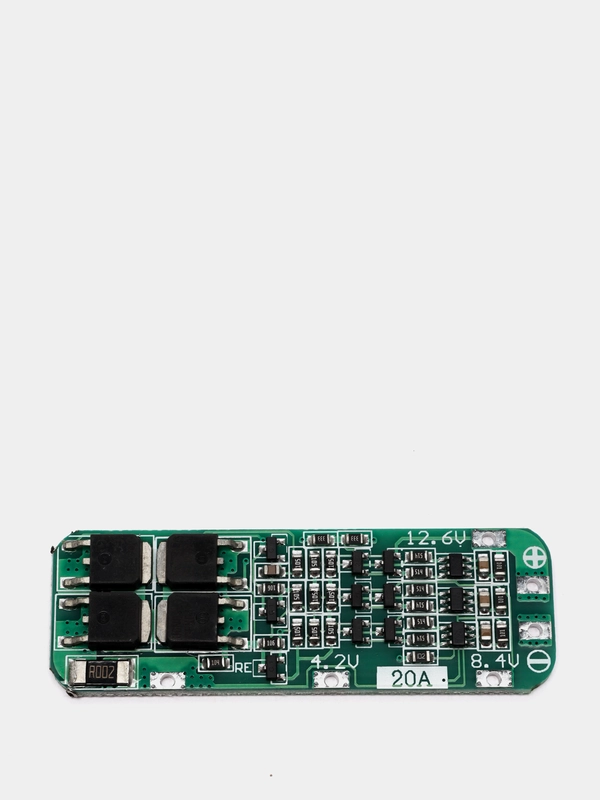 Плата защиты батареи BMS PCM для li-ion  3S  20A с балансировкой