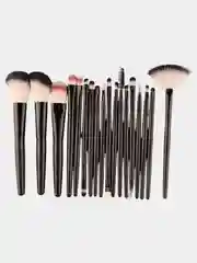 Черный набор кистей для макияжа Professional MAANGE 18 штук, 9 цветов
