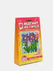 Набор для детского рукоделия с гипсом. Магнит из гипса. Цветы Чудестный букет. Фантазер