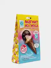 Набор для детского рукоделия с гипсом. Магнит из гипса. В шоколаде. Фантазер