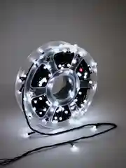 Белый гирлянда уличная на катушке 50 метров,  500LED светодиодная