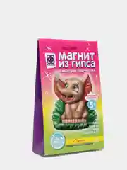Набор для детского рукоделия с гипсом. Магнит из гипса. Африка Слоник". Фантазер