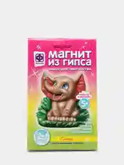 Набор для детского рукоделия с гипсом. Магнит из гипса. Африка Слоник". Фантазер