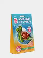 Набор для детского рукоделия с гипсом. Магнит из гипса. Морские жители Черепаха. Фантазер