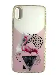 Синий чехол для iPhone X iPhone XS пластик силикон