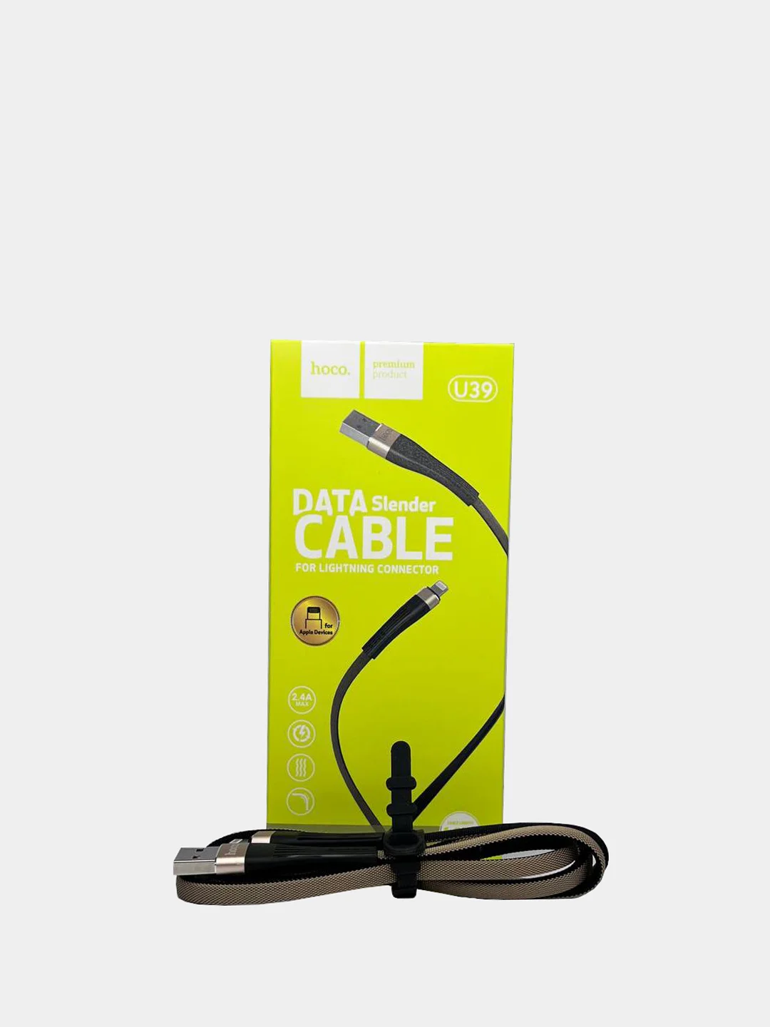 Кабель 1.2м MicroUSB, Lightning, Type-C от HOCO (U39, 2.4А)