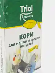 Корм Тriol Standard для мелких и средних попугаев с мёдом, 500г